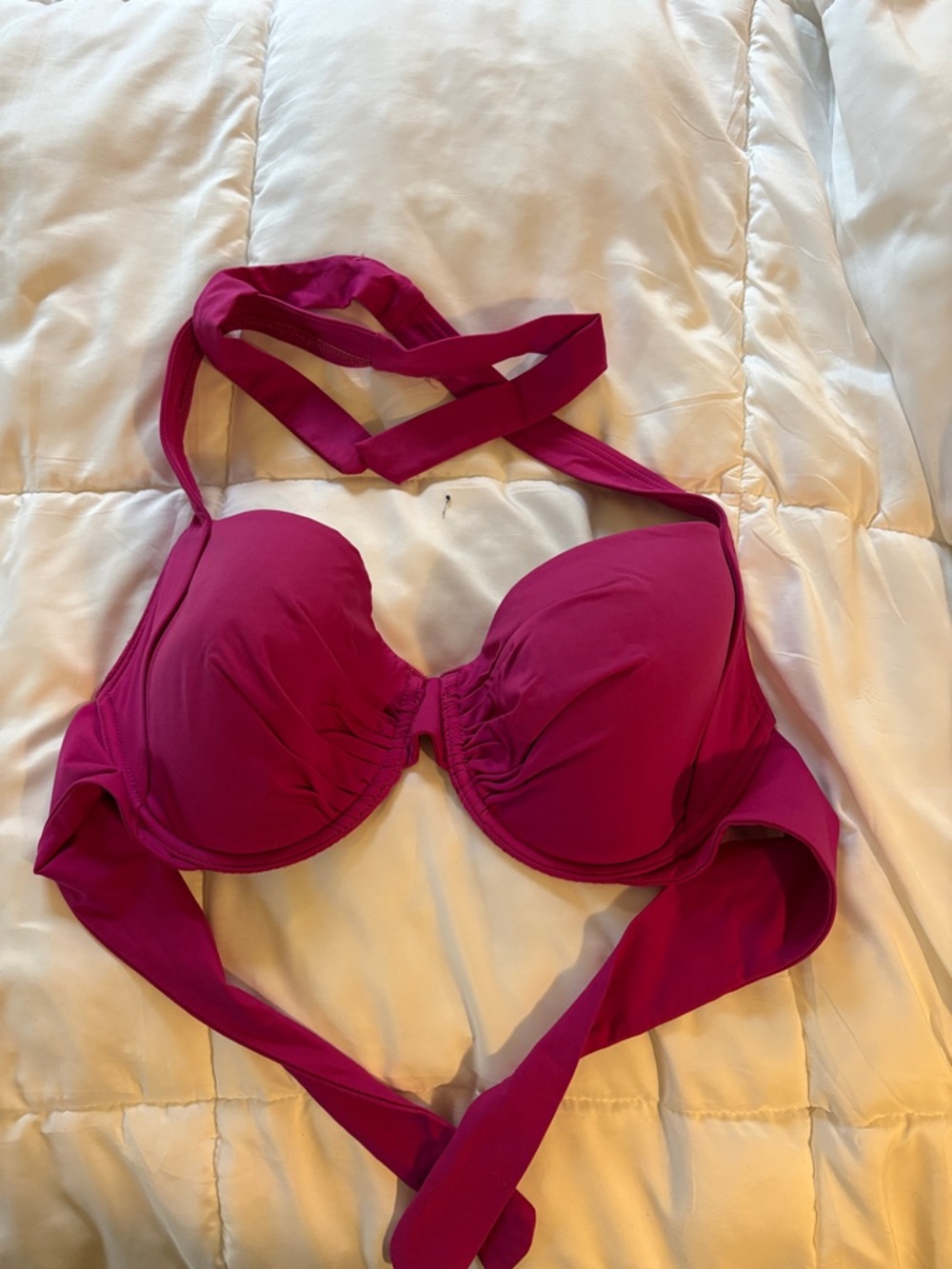 Tommy Bahama Fuchsia Halter Swim Top